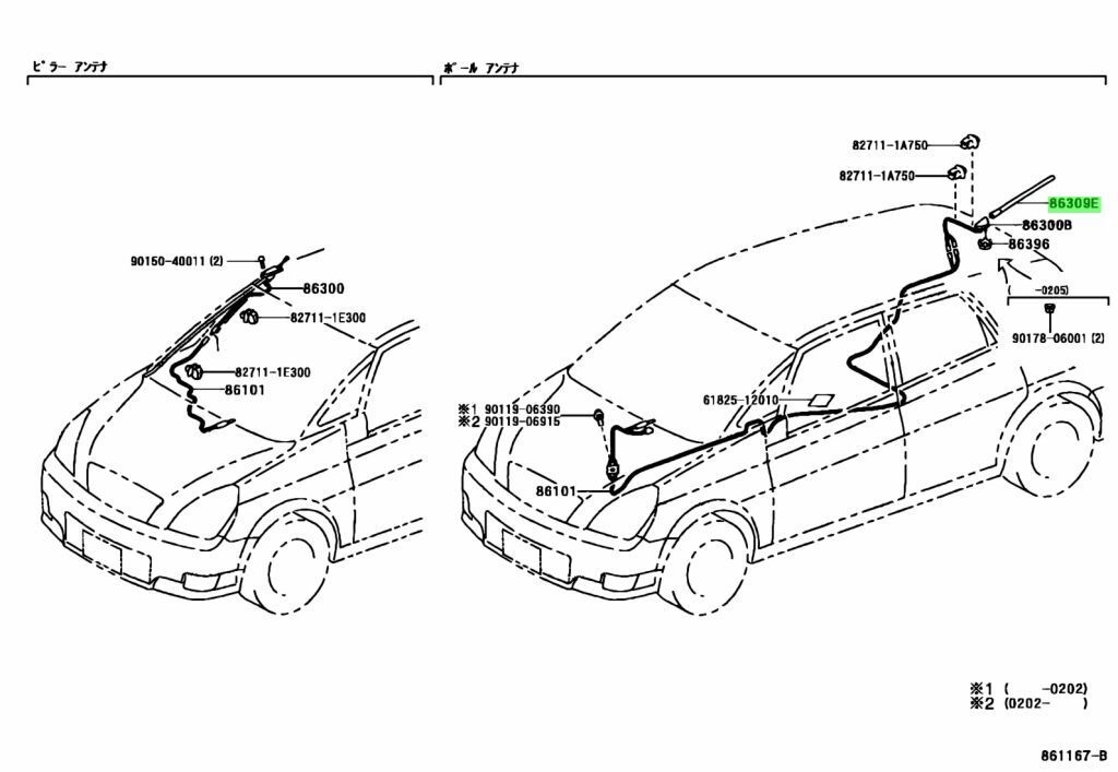 TOYOTA ALTEZZA US 純正ルームミラー トヨタ アルテッツァ SXE10 GXE10