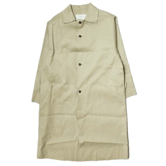 CAMIEL FORTGENS カミエル フォートヘンス MACKINTOSH TRENCH COAT マッキントッシュ トレンチコート P|N 06.09.03 M ベージュ ステンカラー オーバーサイズ アウター g8503