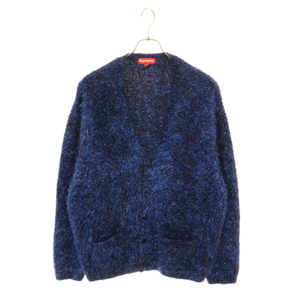 SUPREME (シュプリーム) 23SS Sparkle Cardigan スパークル ニットカーディガン ブルー - メルカリ