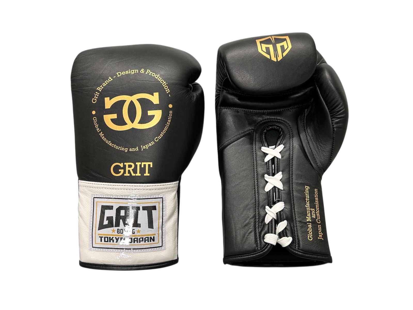GRIT ボクシンググローブ TOKYO JAPAN 紐式タイプ 本革製
