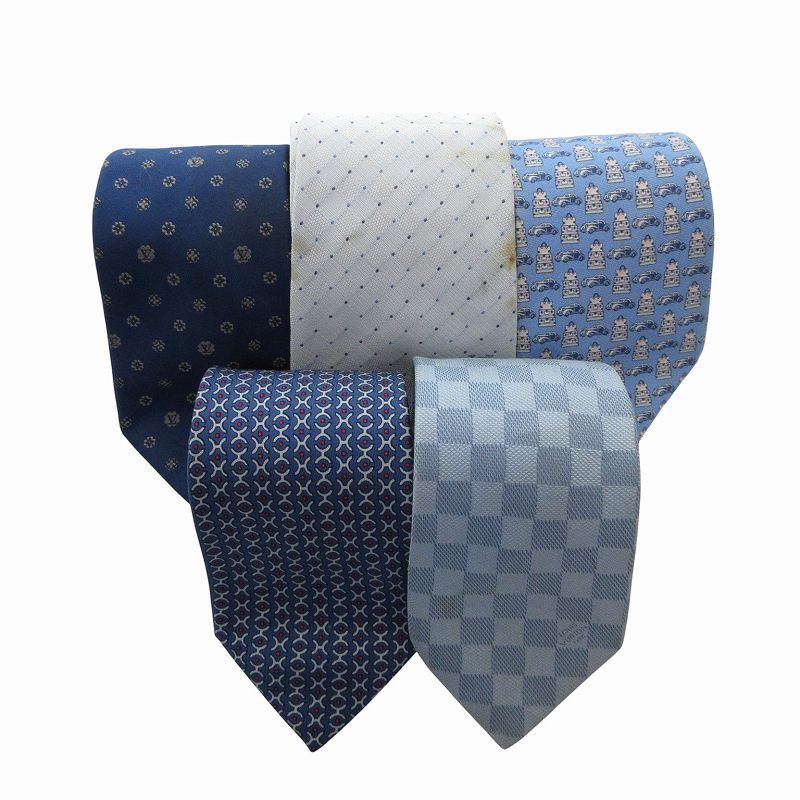 ヴィトン☆ネクタイ2本セット☆HERMES☆ルイヴィトン LOUIS VUITTON