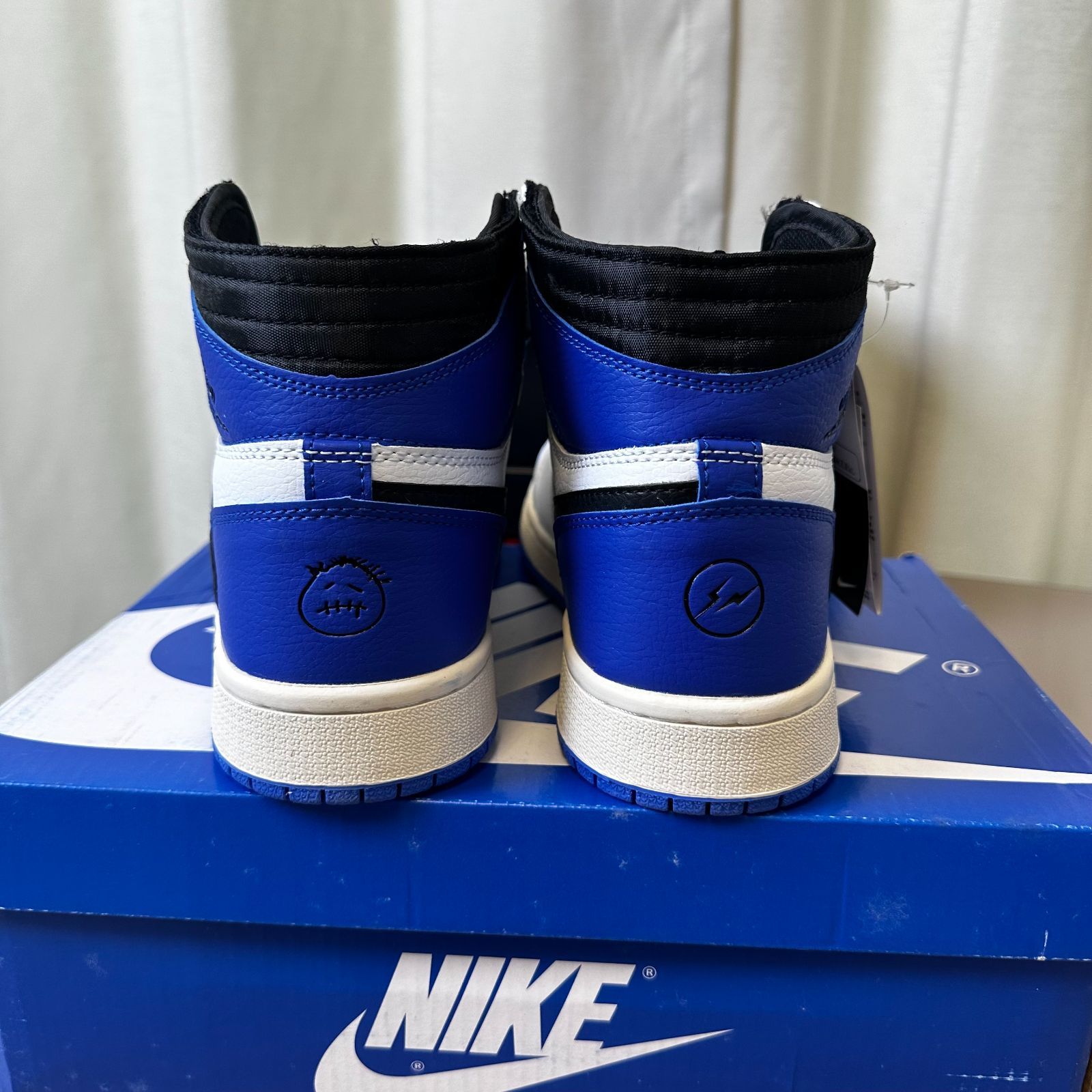 新品 トラヴィス・スコット x フラグメント x エア ジョーダン 1 ハイ OG SP ミリタリー ブルー Travis Scott x Fragment x Air Jordan 1 High OG SP "Military Blue"