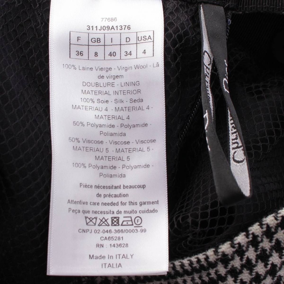 クリスチャンディオール】Christian Dior 23SS Prince of Wales クリスチャンディオール】Christian Dior 23SS Prince of Wales