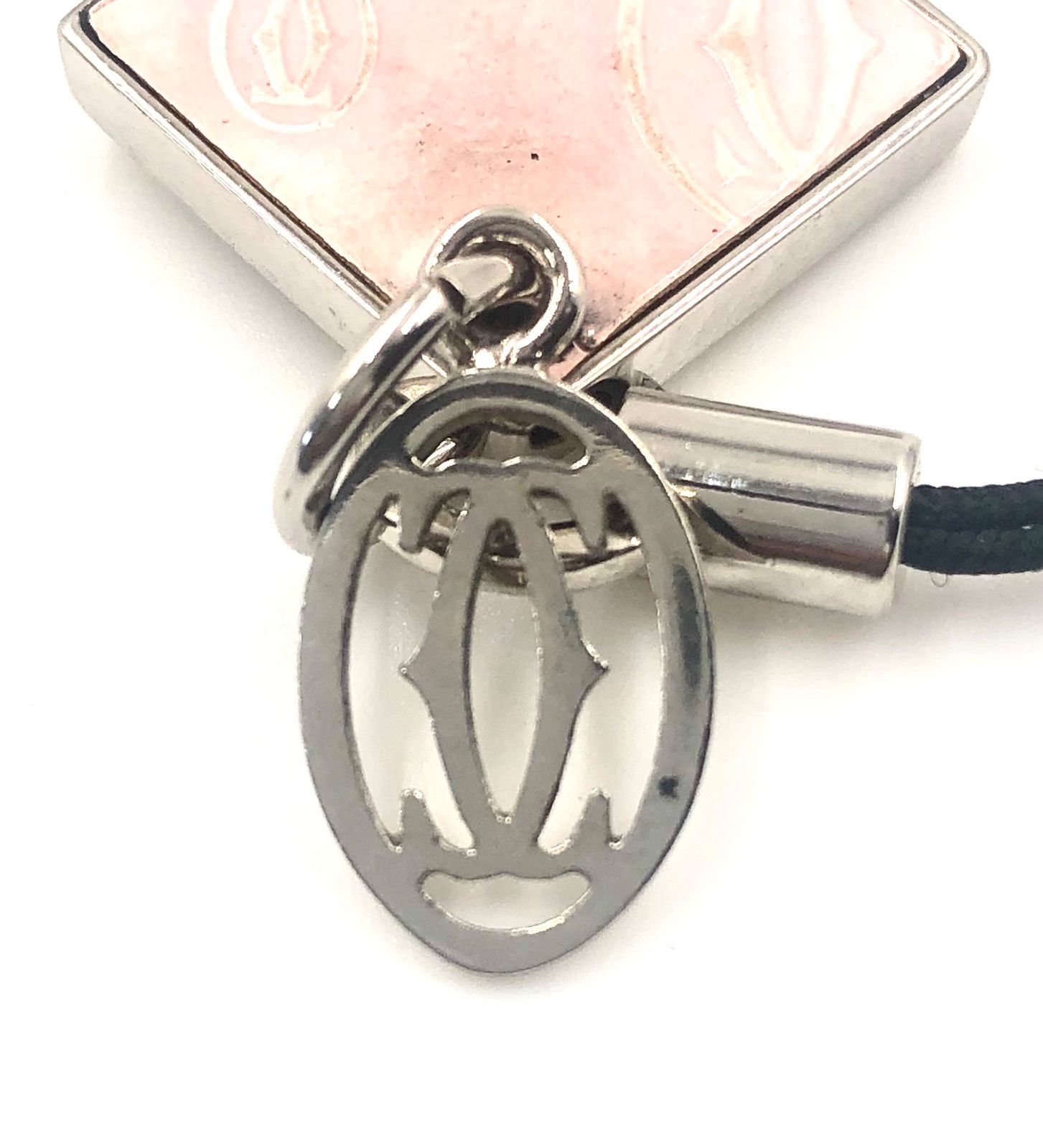 Cartier カルティエ ハッピーバースデー ストラップ ロゴチャーム