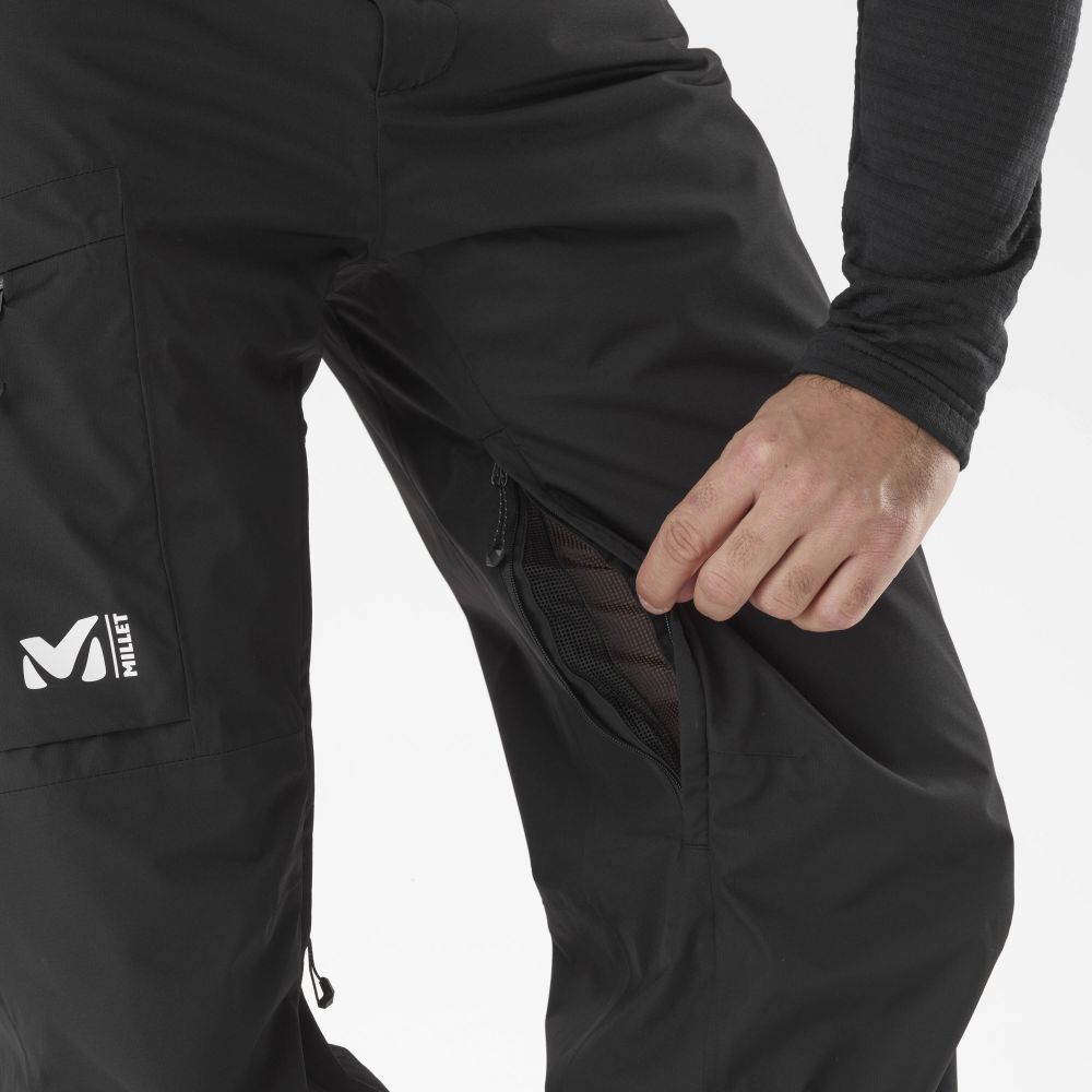 100％品質保障！ ミレー MILLET アウトドア COSMIC HYBRID BIB M MIV9899 0247 BLACK-NOIR 【最大80％ OFF】