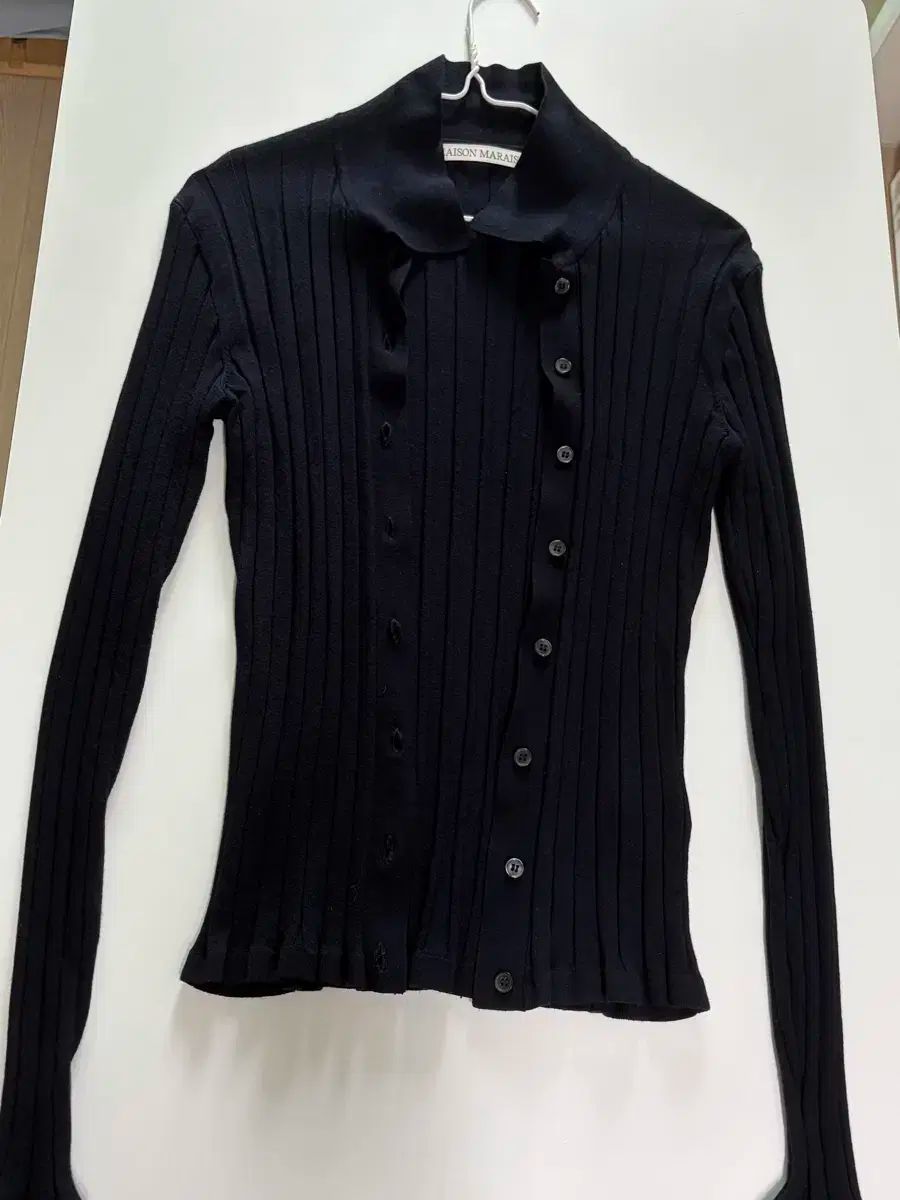  メゾン麻ボタンアップカーディガン 長袖 カーディガン ボレロ アンサンブル