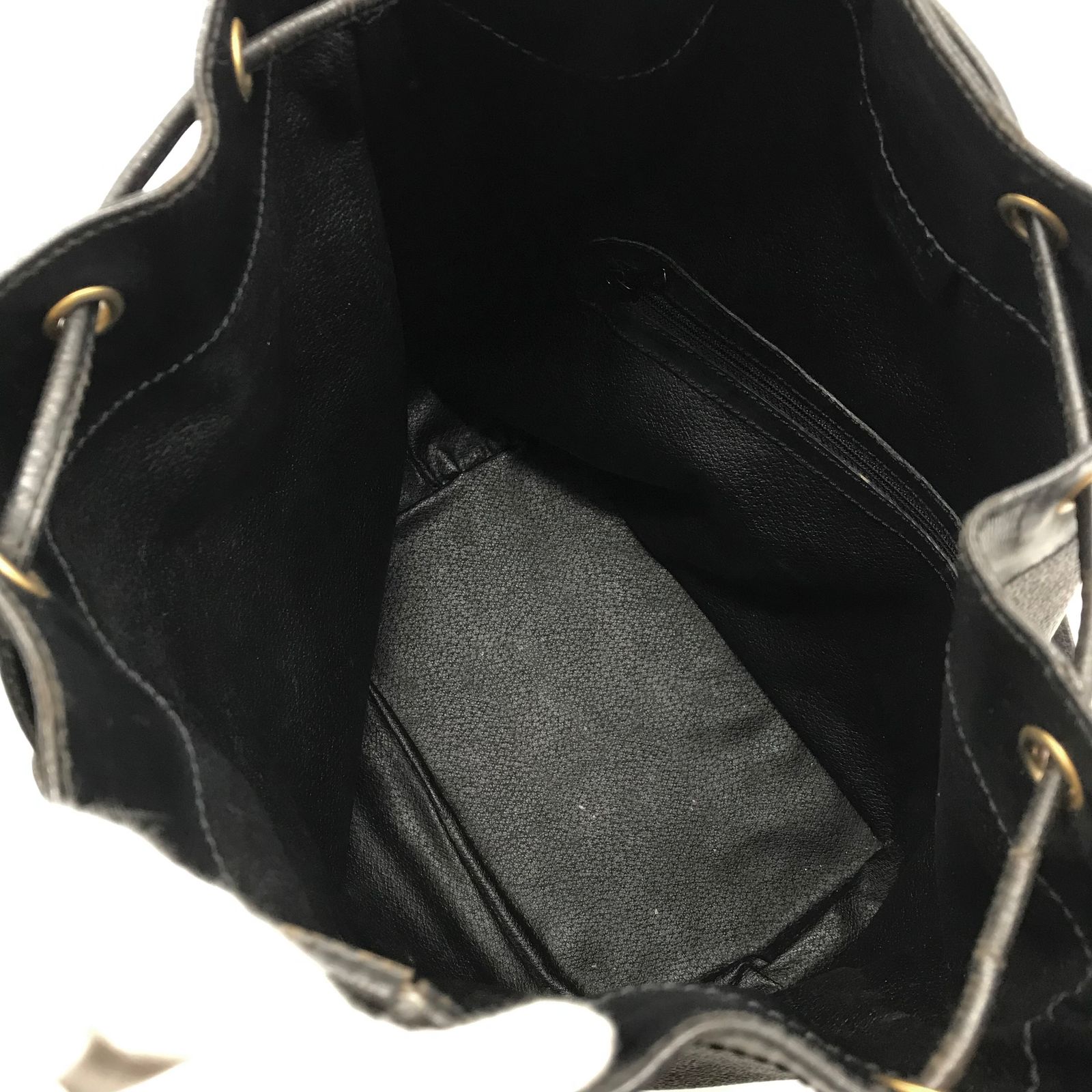 【美品】CELINE セリーヌ マカダム トートバッグ 正規品 巾着付き CELINE セリーヌ ブラック マカダム 巾着型 ヴィンテージ サイドジップ