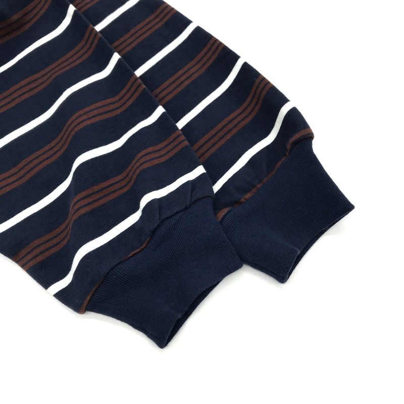 plllllleeeasse / Tシャツ/M/コットン/BLK/ボーダー/25pls-c002 plllllleeeasse プリーズ Tシャツ 長袖 24PLS-C002 ボーダー multi