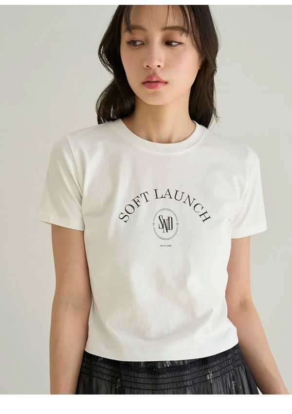 ビスチェレイヤードロゴTシャツ