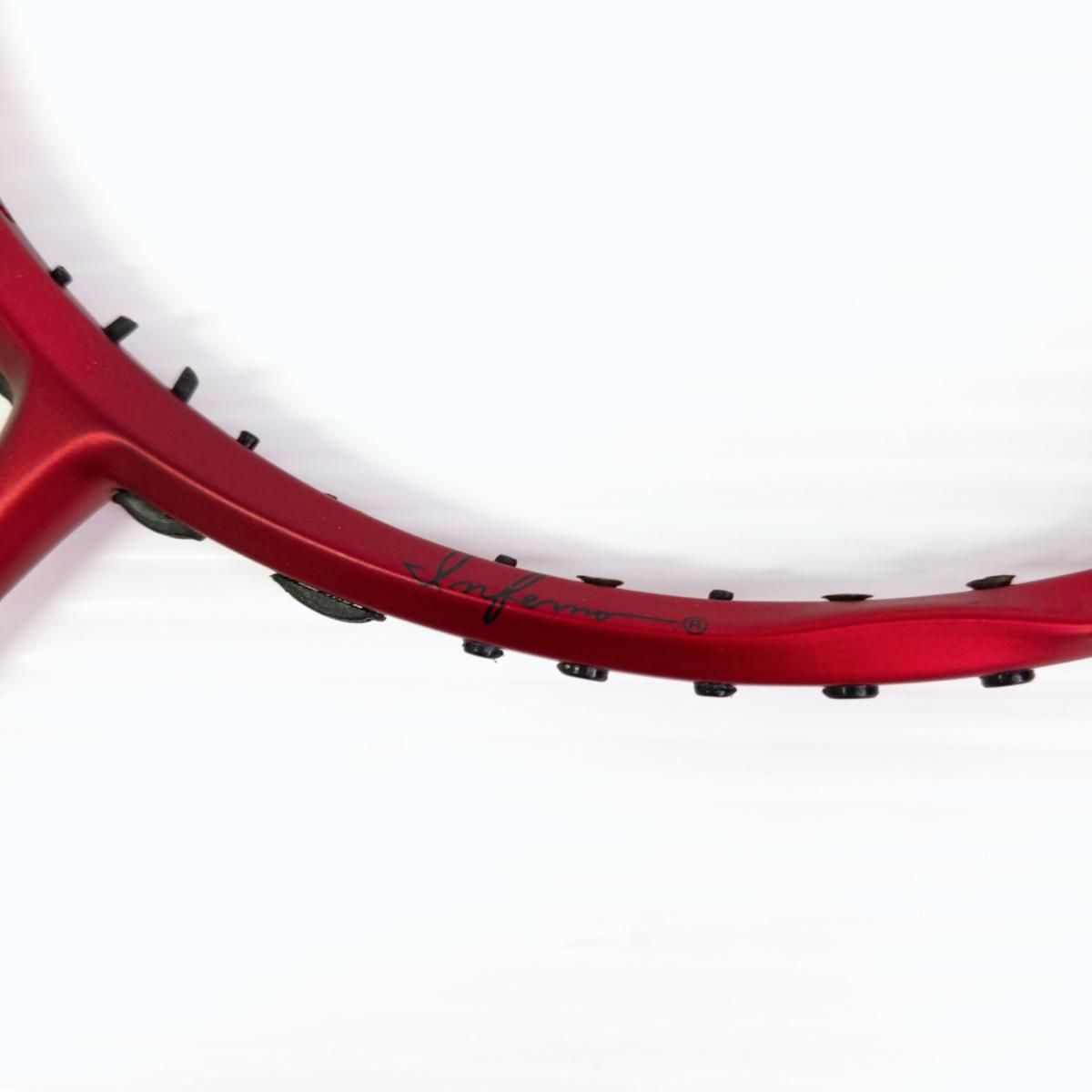 GOSEN バドミントンラケット 赤 黒 レッド ブラック 10％OFFクーポン対象GOSEN（ゴーセン）「INFERNO BLACK