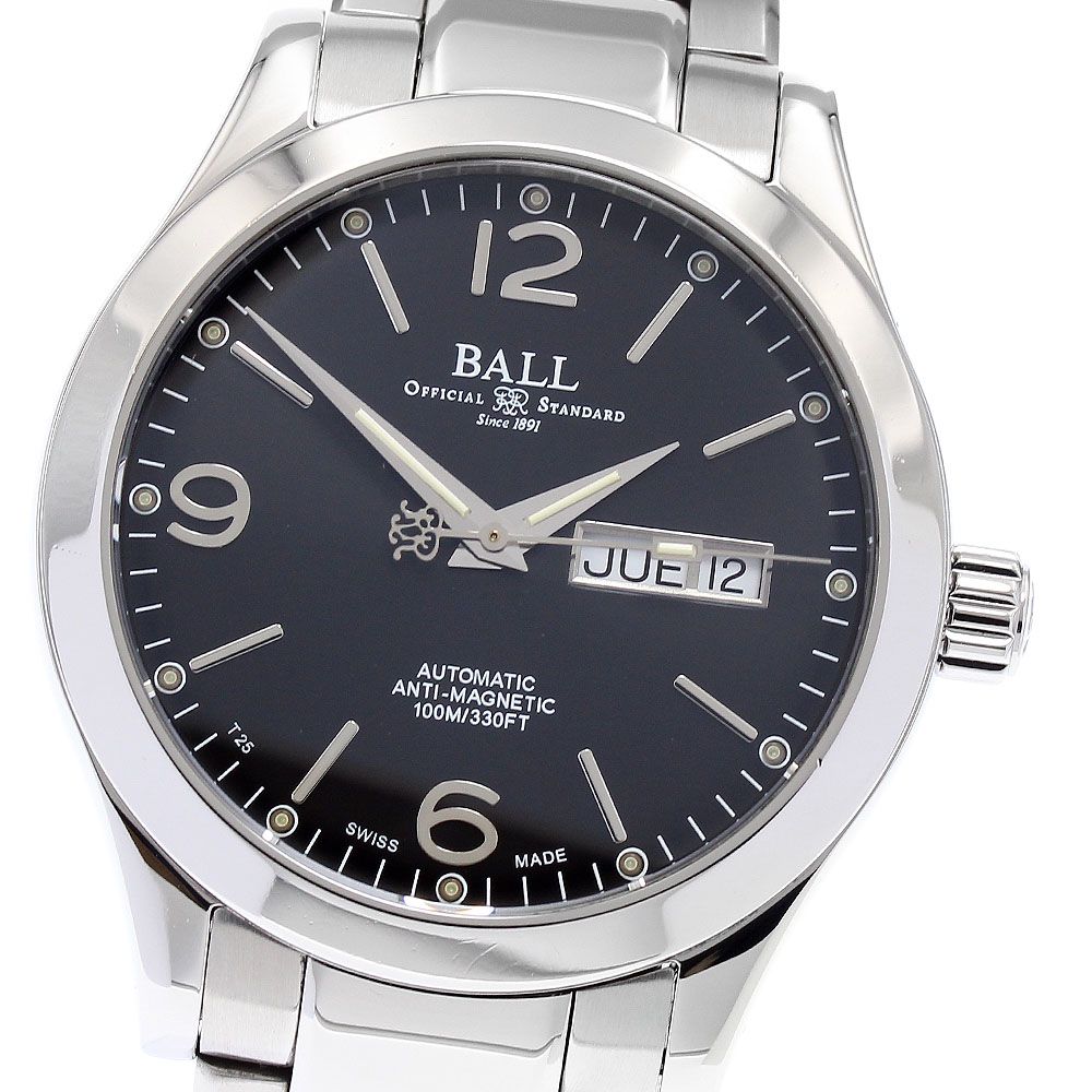 ボール BALL WATCH NM9126C-S14J-BK エンジニアⅢ オハイオ デイデイト 自動巻き メンズ 保証書付き_884353
