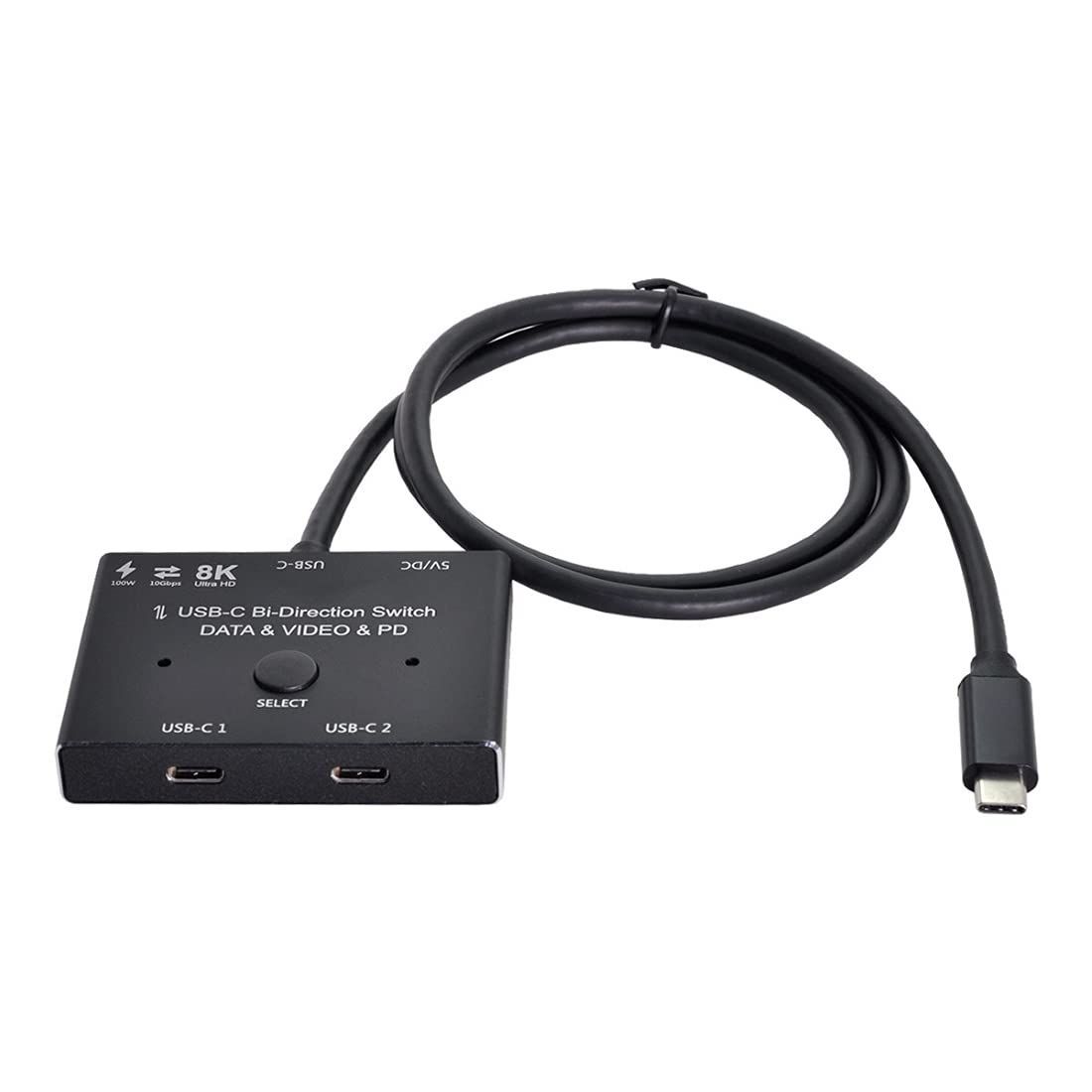 Chenyang PD 8K 30hz 100W 10Gbps USB-C Type-C 双方向スイッチ MST 1~2ハブ対応 ビデオデータ