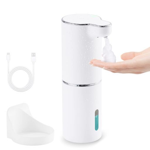 定番，新作登場 LAOPAOソープディスペンサー自動泡ハンドソープディスペンサーセンサーオート充電式IPX5防水ノータッチ式自動手洗い吐出量3段階調300mlトレー付き壁掛け洗面台/キッチンなどに適用食器洗… その他