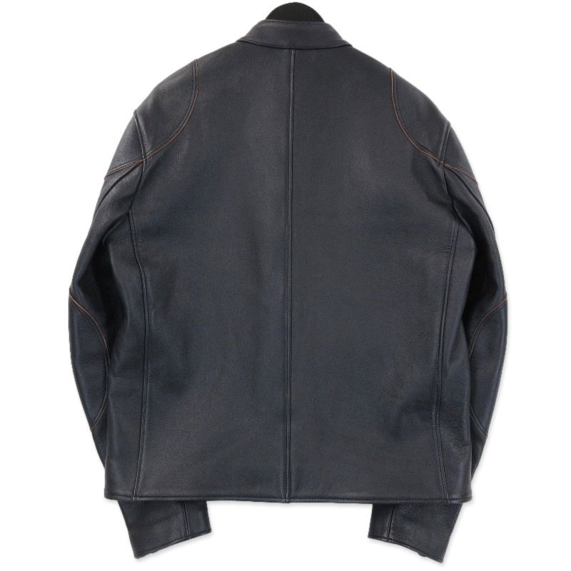 ADDICT CLOTHES アディクトクローズ シングルライダース AD-05 CLUBMAN JACKET シープスキン DARKBLUE 4471010201