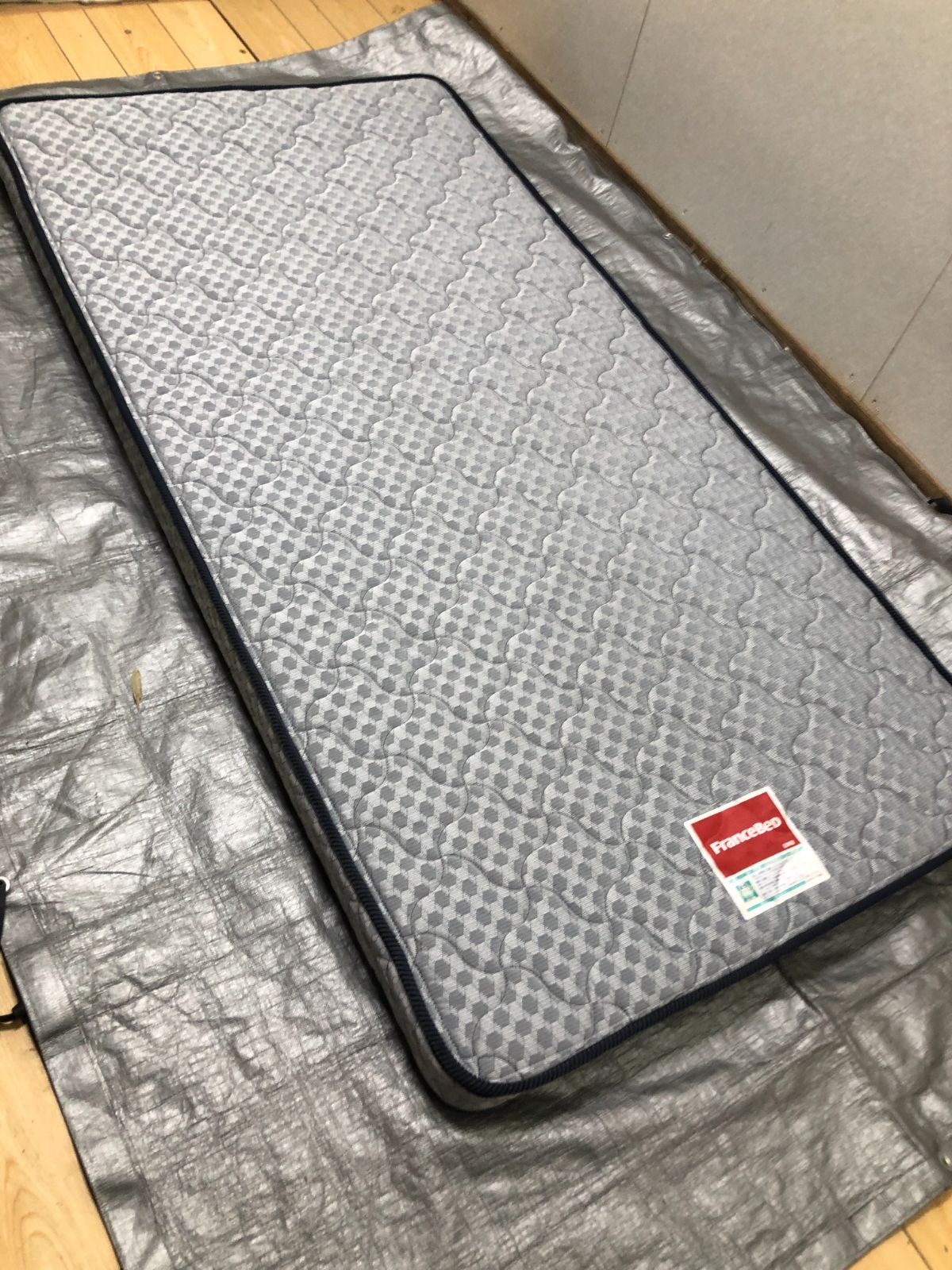 フランスベッド JM-101S 高密度連続スプリング 薄型マットレス S