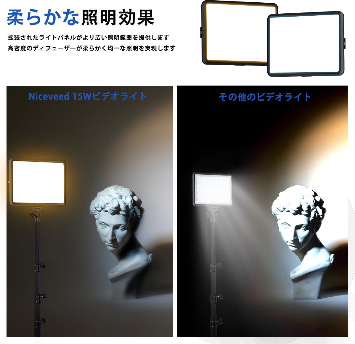 な照明撮影ライトキット