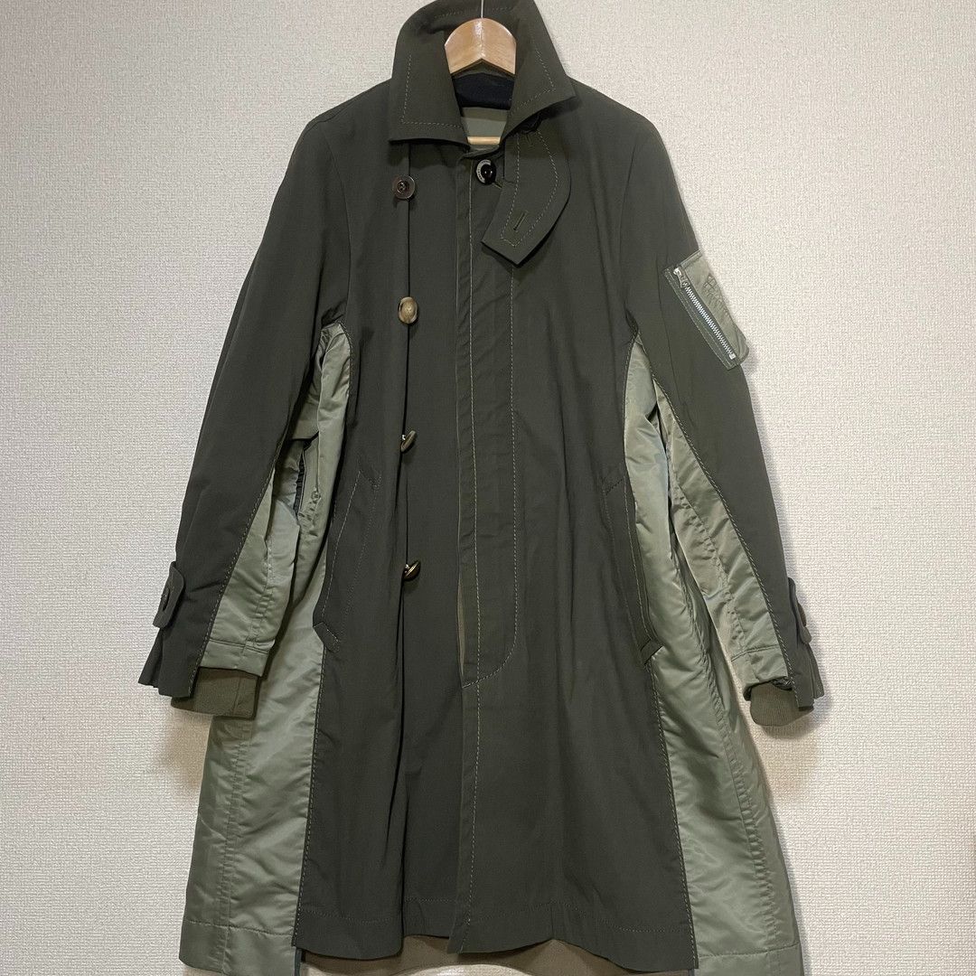 sacai サカイ MA1 ドッキング ミリタリー コート サイズ２