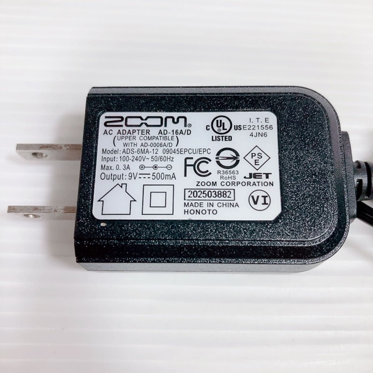 ZOOM AD-16 A D ACアダプター