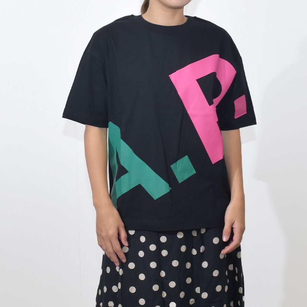アーペーセー Tシャツ メンズ ユニセックス ロゴ 半袖 LISANDRE