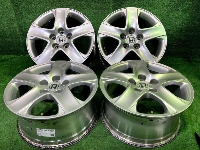 ホンダKB1レジェンド純正17インチアルミホイール 17×8J+55 120×5穴