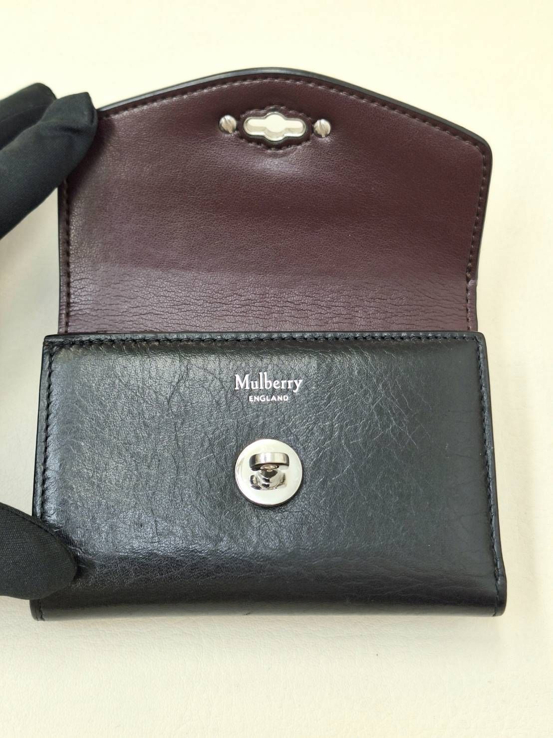 N 値下げ中【メンテナンス済 保管品】Mulberry マルベリー 三つ折り財布 カードケース コインケース 札入れ レザー レディース 普段使い  おしゃれ - メルカリ