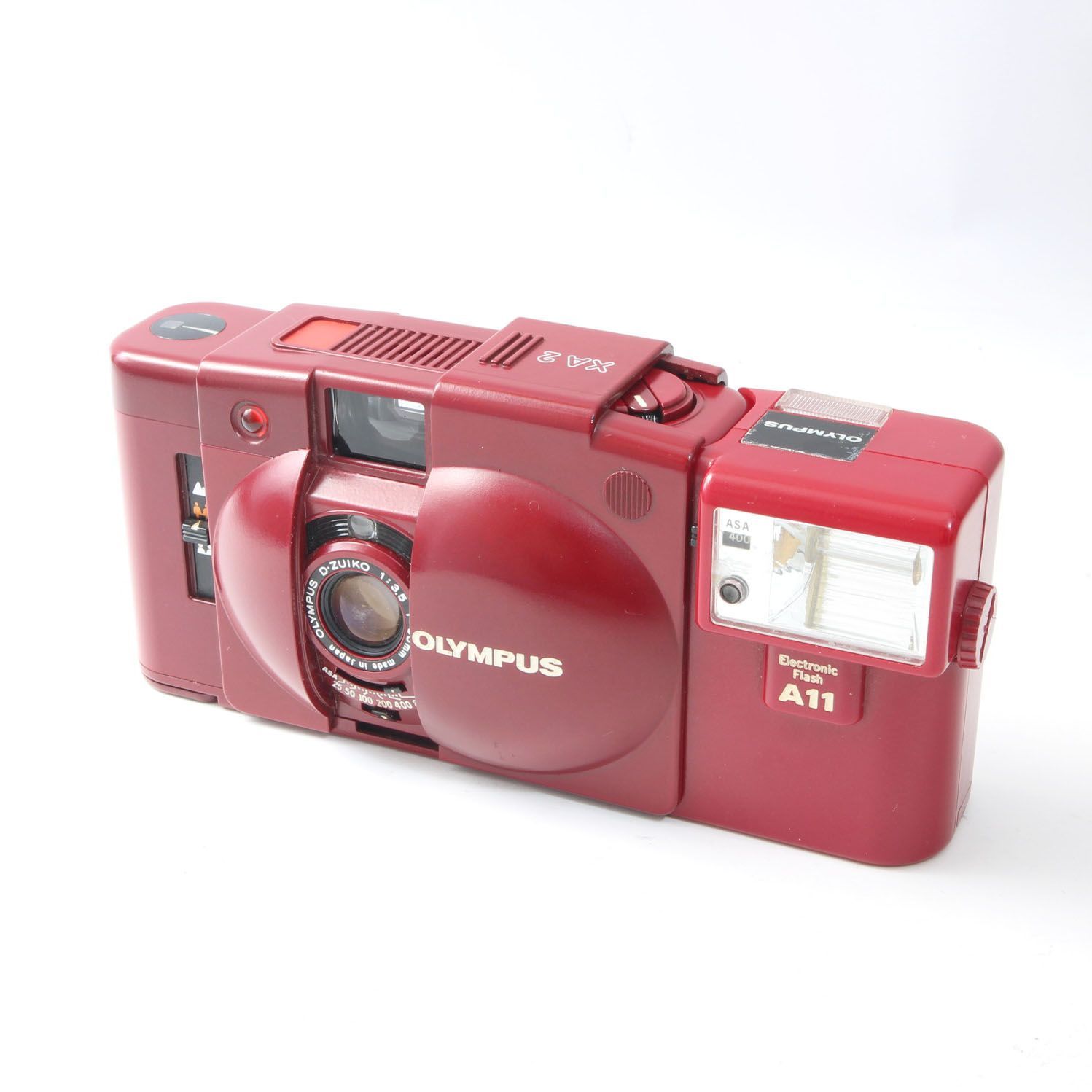 OLYMPUS オリンパス XA2 レッド フィルムカメラ