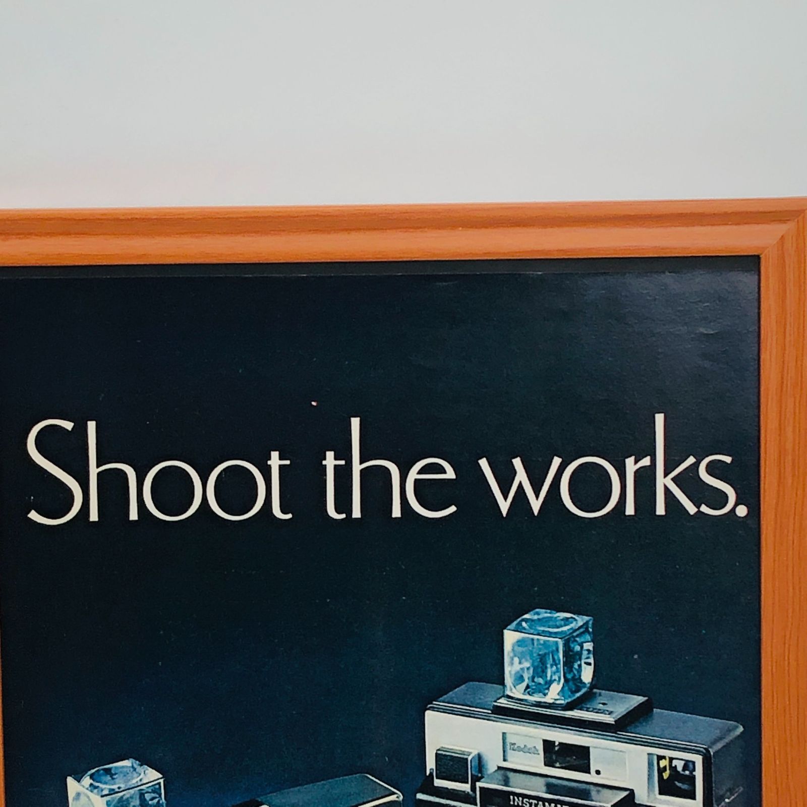 ビンテージ 広告 ポスター 『 コダック カメラ (Kodak) 』 1960's 額付 ※当時物 オリジナル アメリカ 輸入雑貨 ヴィンテージ 雑誌  アドバタイジング アートフレーム ( AZ2073 ) - メルカリ