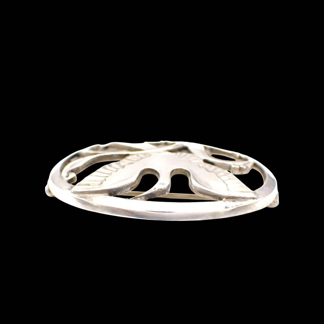 ジョージジェンセン #238 ピン ブローチ 925 鳥 シルバー 4041