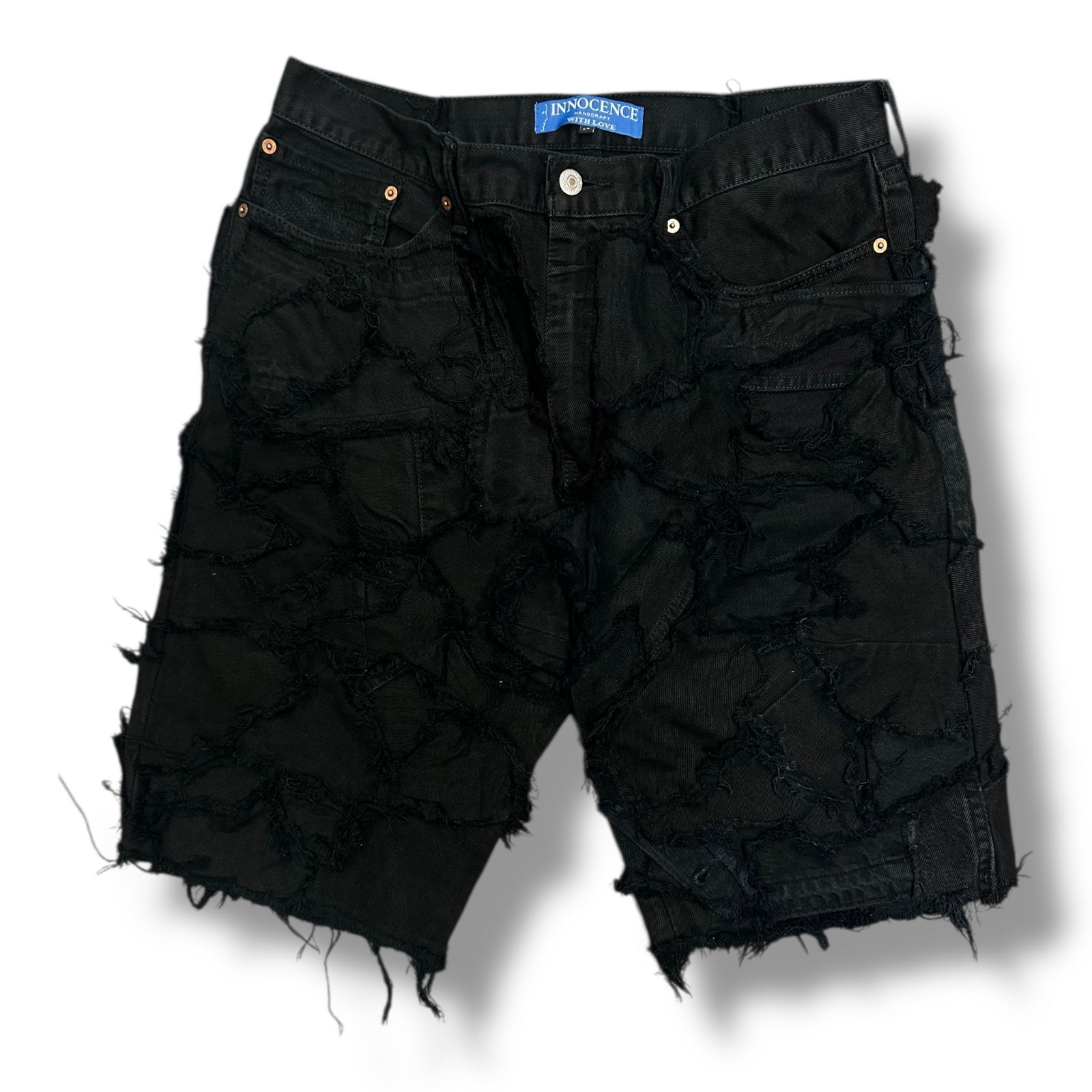 INNOCENCE NYC 24SS PATCHWORK DENIM SHORTS パッチワーク デニム 