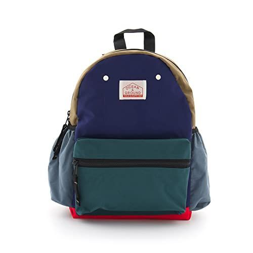 オーシャンアンドグラウンド DAYPACK CRAZY ナイロンリュック キッズ ベビー 男の子 女の子 1215102 (S， ブルー(BL))