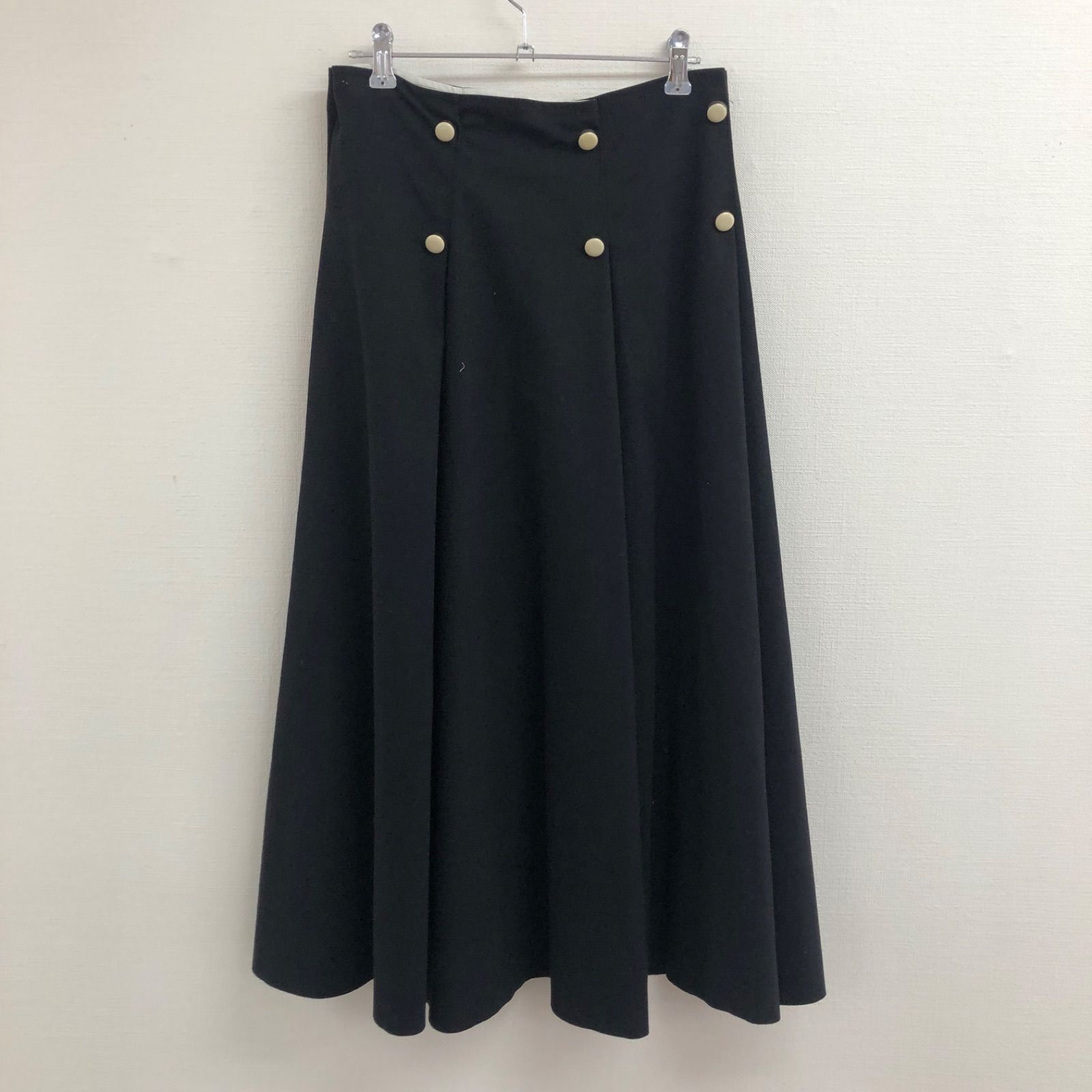 新品 アリジ ALYSI 巻きロングスカート 40 ESK649 Mサイズ ALYSI ロングスカート ブラック 40 キレイめ お出かけ オフィス