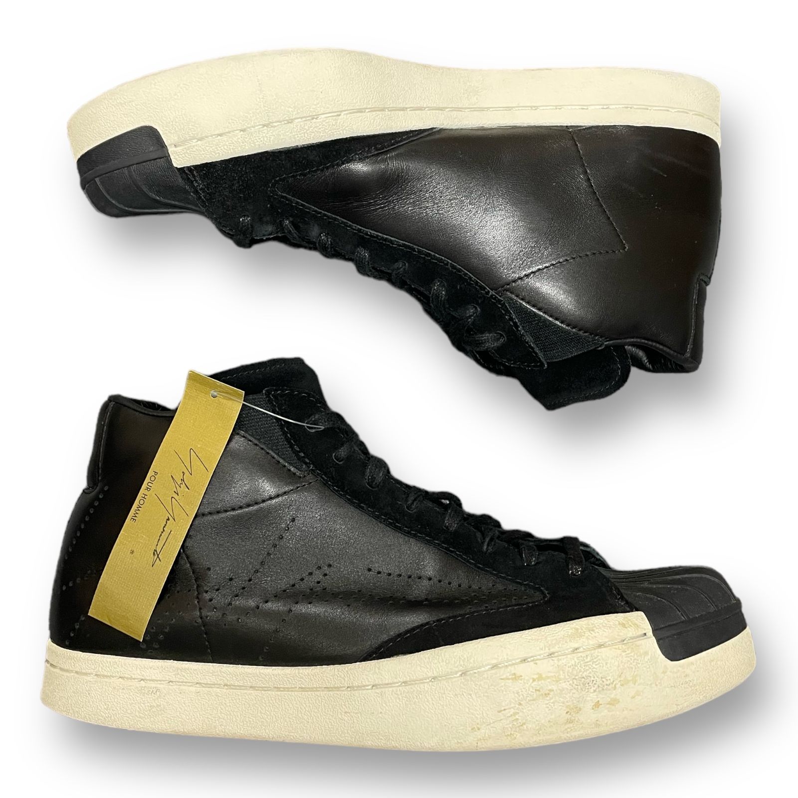 定価64900円 Yohji Yamamoto × adidas NAPPA SUEDE SS SK8 MID ナッパ 