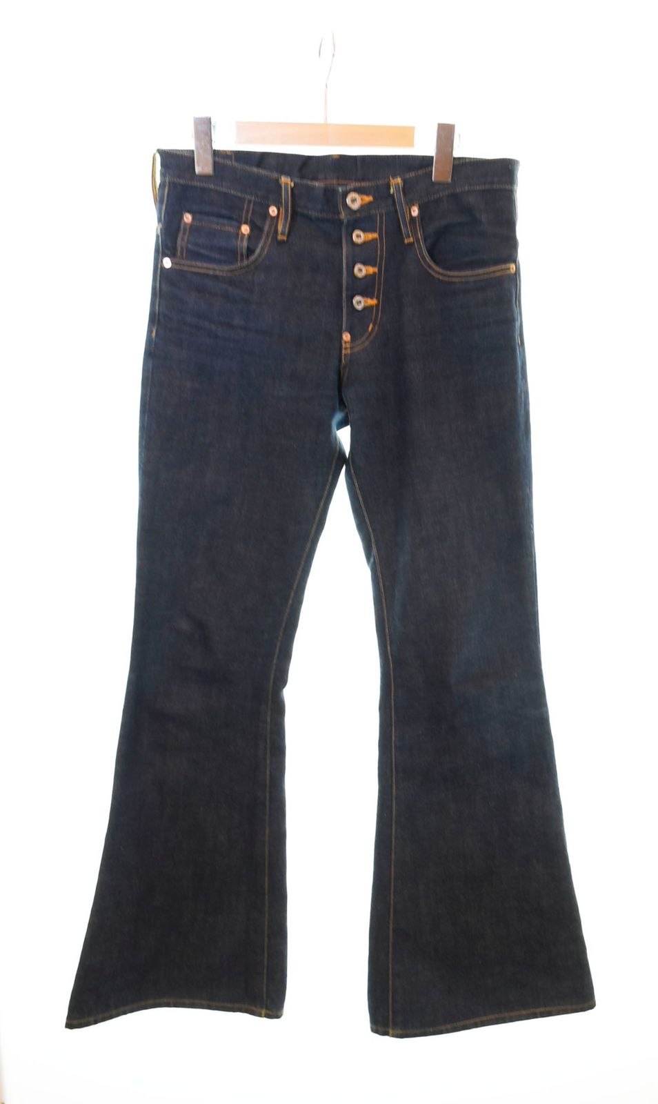 シュガーヒル SUGARHILL CLASSIC DENIM BELL BOTTOM ブーツカット デニムパンツ 青 CLASS07 デニム ブルー  32 103MB-181 - メルカリ