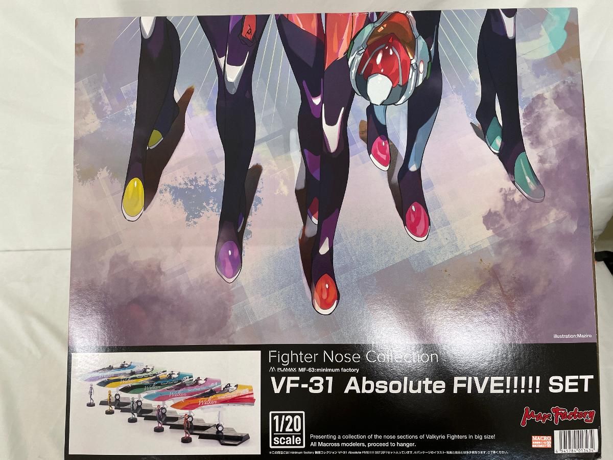 1 20 PLAMAX MF-63 minimum factory 機首 VF-31 Absolute FIVE!!!!! SET