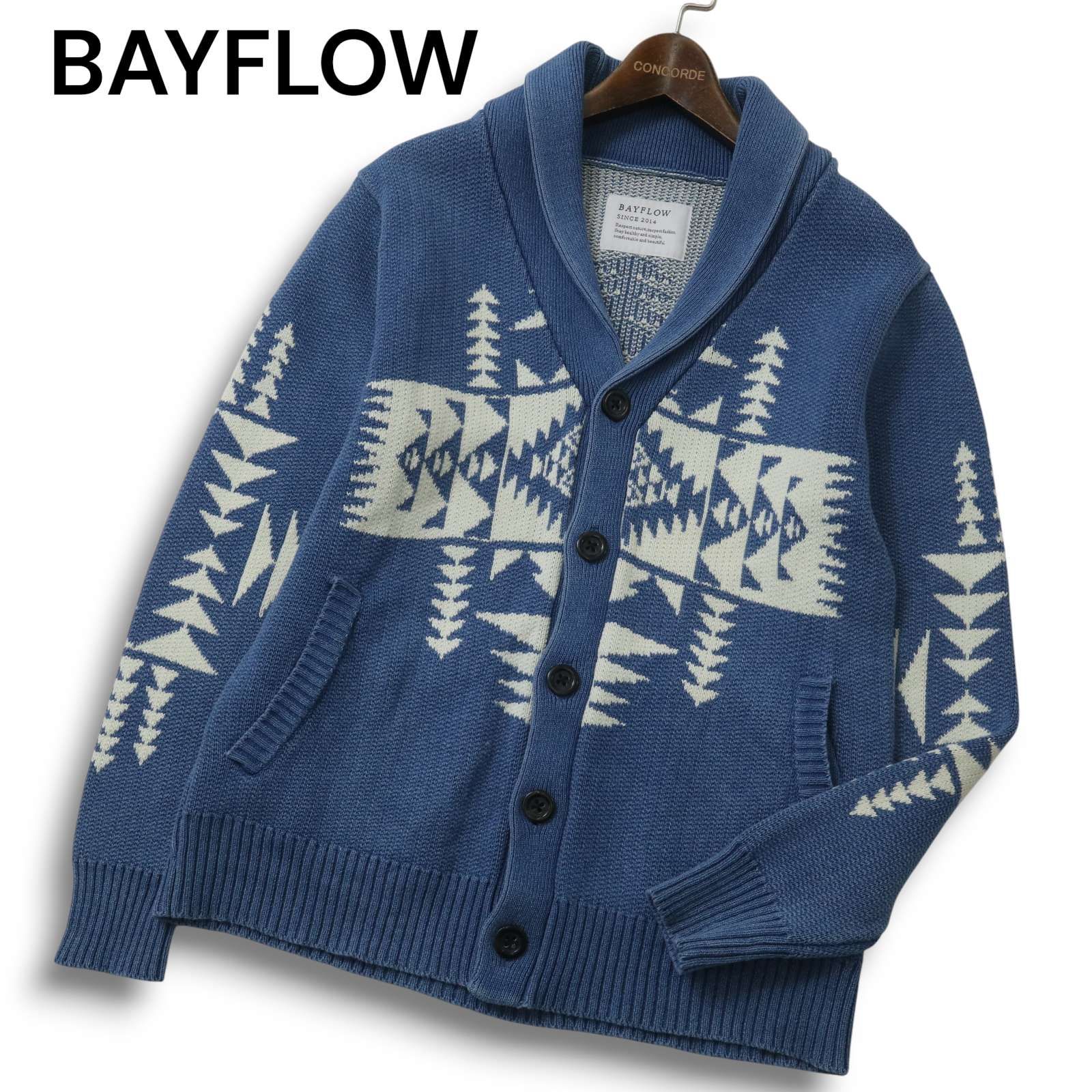ベイフロー  シャギーショール カーディガン BAYFLOW シャギーショールカーディガン ☆かわいい☆3(Lサイズ相当