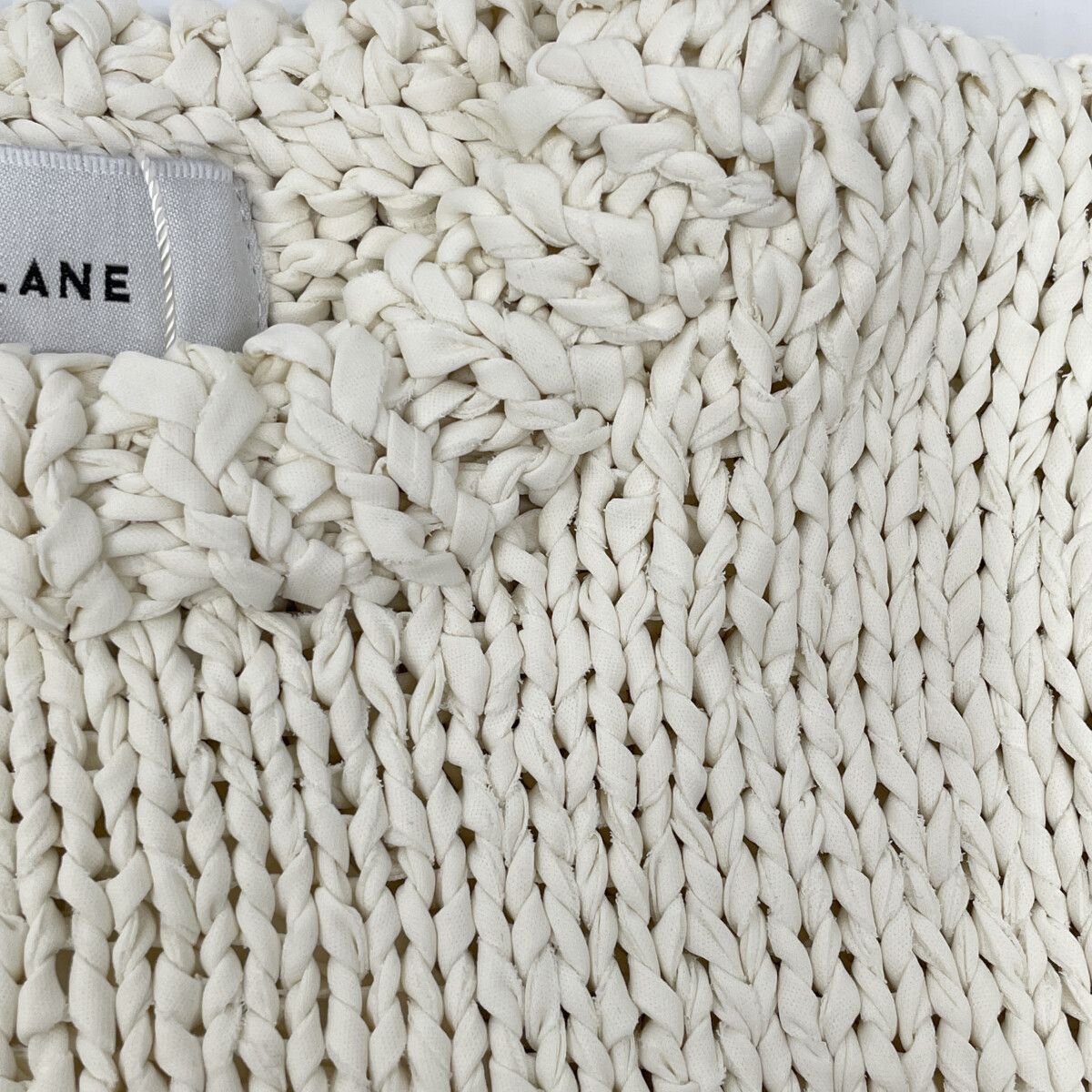 CLANE クラネ 24AW ﾎﾜｲﾄ 17106ｰ2252 FRILL HALF SLEEVE HAND KNIT TOPS 1 USTAUSTRALIA_COM_AU