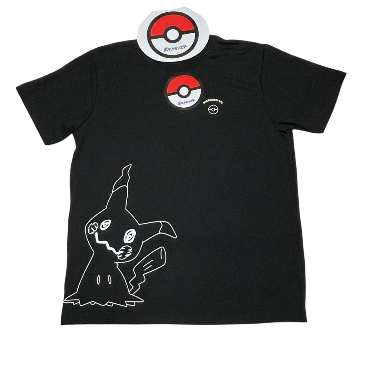 新品】ミミッキュ ポケモン 半袖tシャツ メッシュ ドライtシャツ