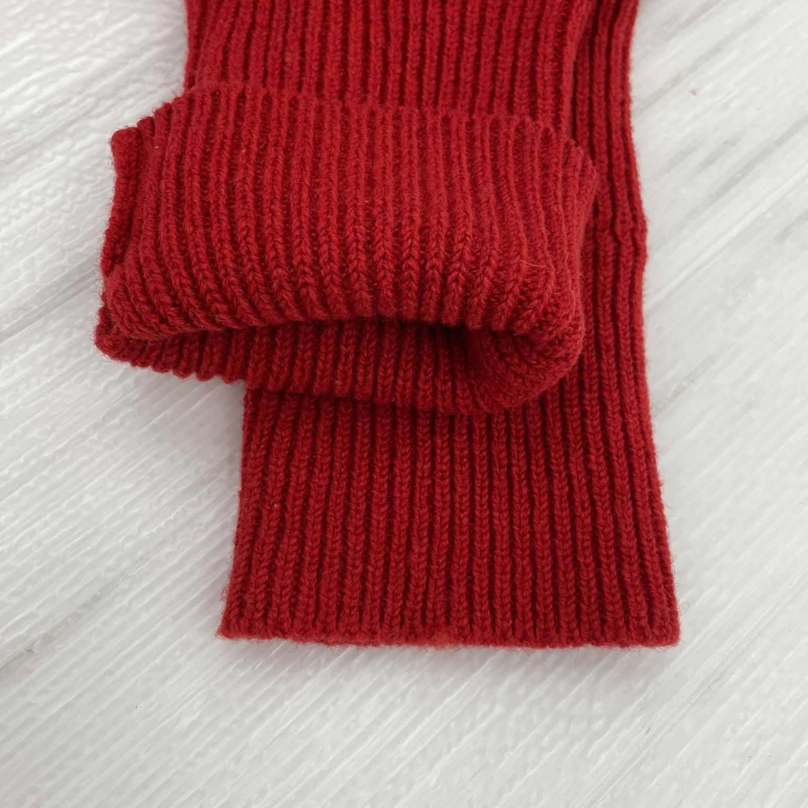 MAATEE＆SONS/強撚SHETLAND FINELAMB ARMY/2/レッド - メルカリ