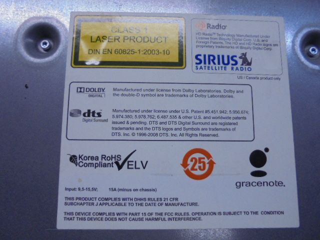 4FB6150 QN4 BMW 3シリーズ LBA-US20 2011年 後期型 320i ナビモニター