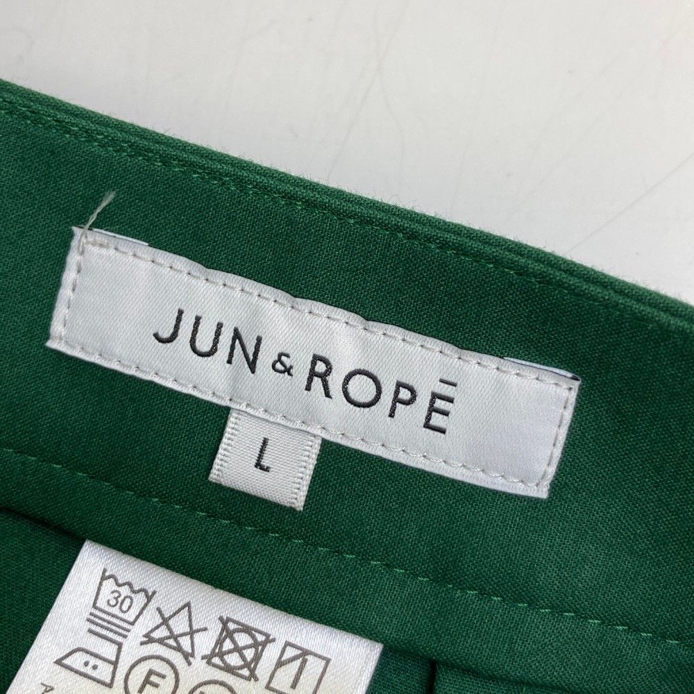 サイズ：L JUN&amp;ROPE ジュン アンド ロペ  ストレッチスカート  グリーン系 [240101445175] ゴルフウェア レディース ストスト サイズ：L JUN&ROPE ジュン アンド ロペ ストレッチスカート