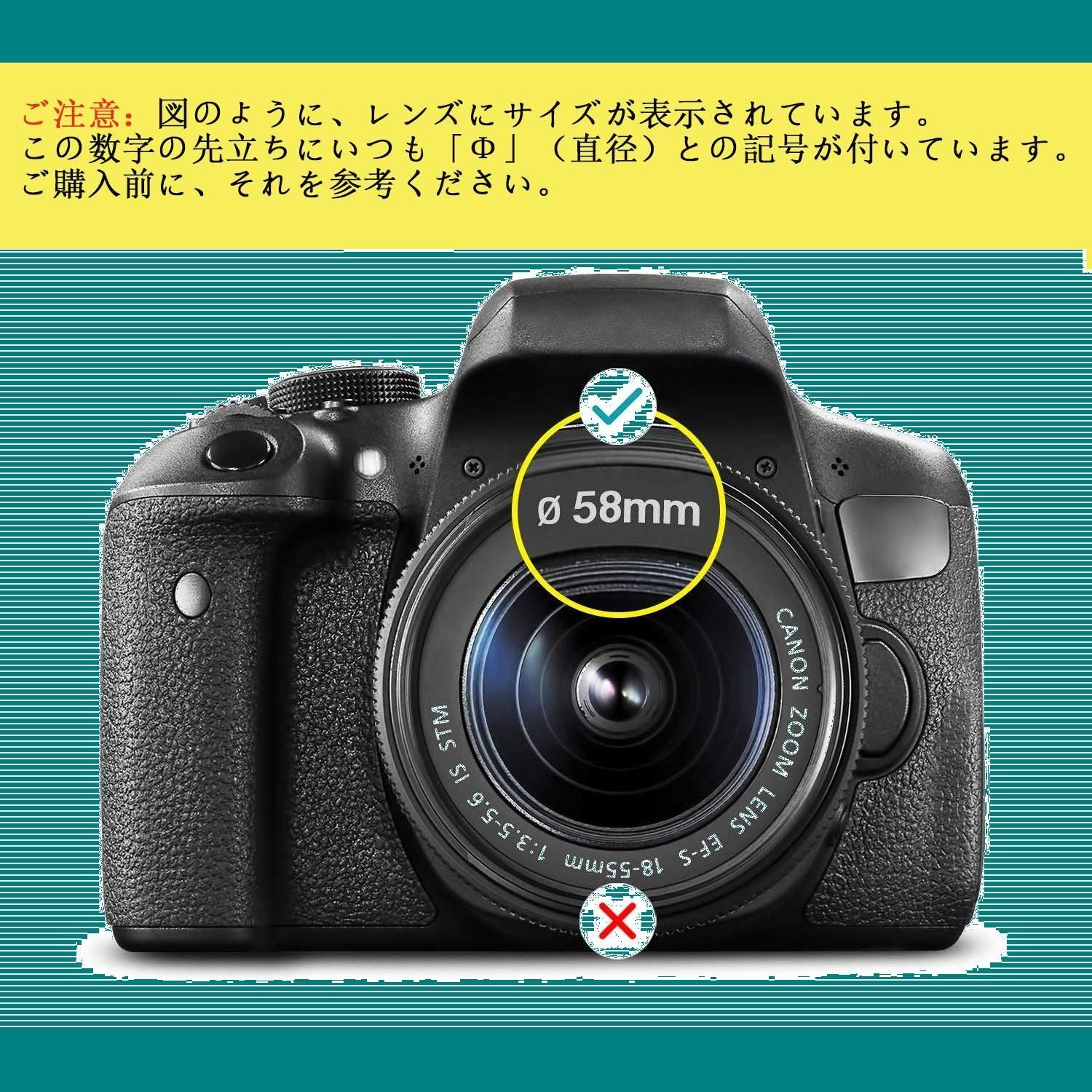 在庫処分】58mm レンズキャップ 3個セット インナー式ワンタッチ 在庫処分】58mm レンズキャップ 3個セット インナー式ワンタッチ