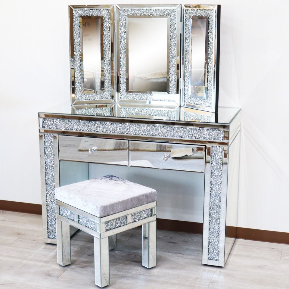 ジェーンデスク コスメティックテーブル デスク 木製デスク 本棚付き