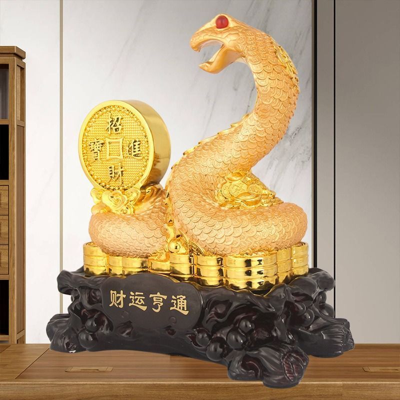 干支 置物 巳 蛇 2025年 へびの置物 クリスタル?玄関 縁起物 蛇干支