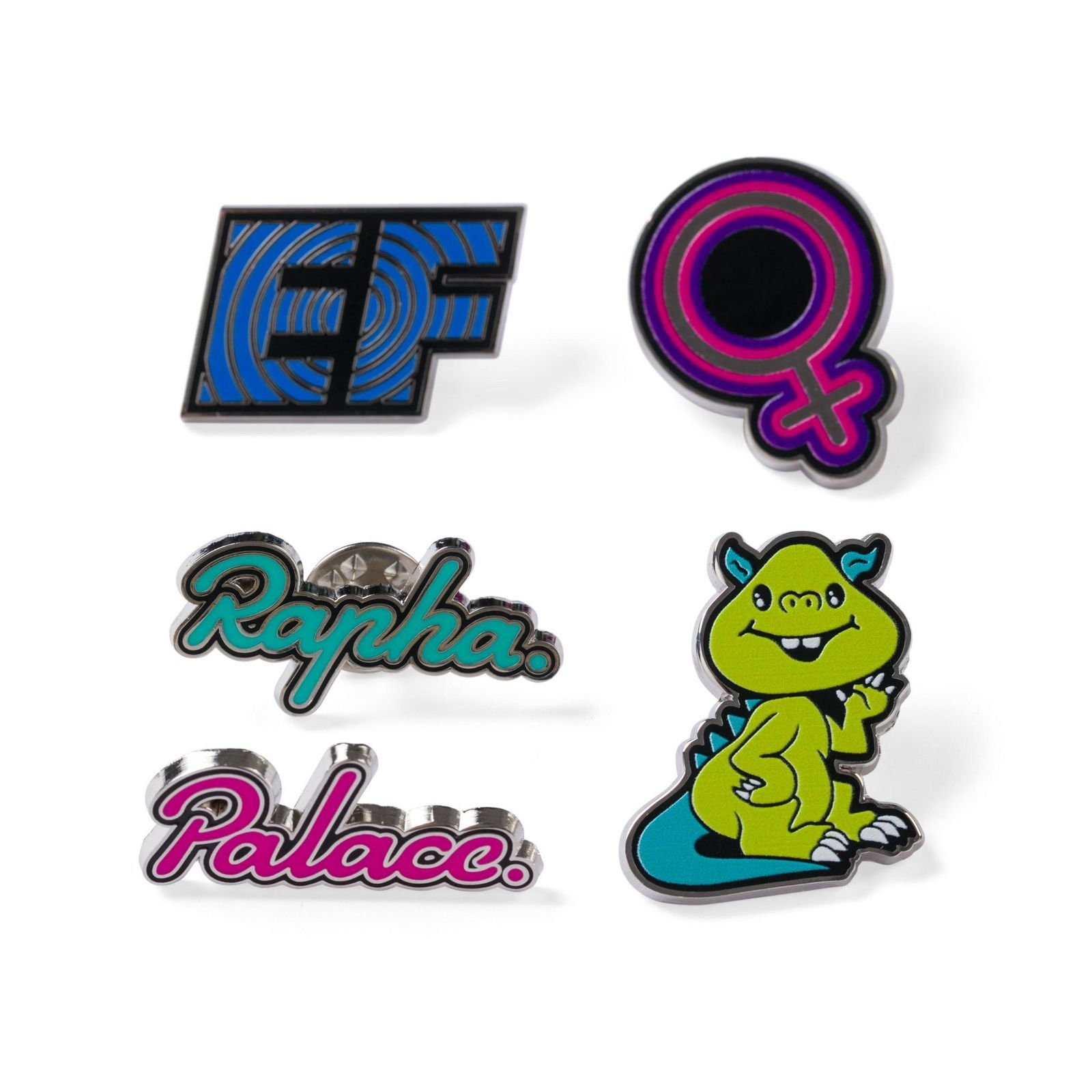 Rapha ラファ] Rapha + Palace EF Education Pin Badge Set ラファ +