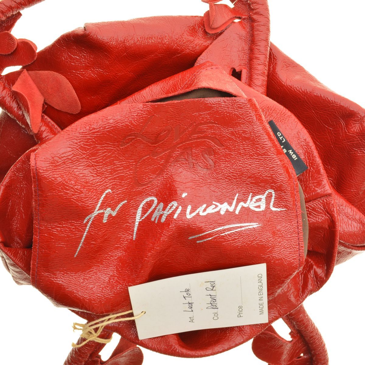 Jas.M.B】パテントレザートートバッグ - メルカリ