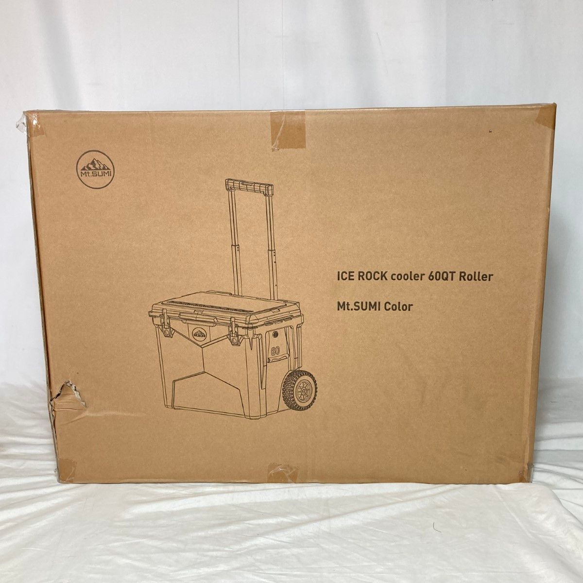 ◎◎Mt. SUMI マウントスミ アイスロッククーラー 60QT ローラー|クーラーボックス OC21071C-60R 885