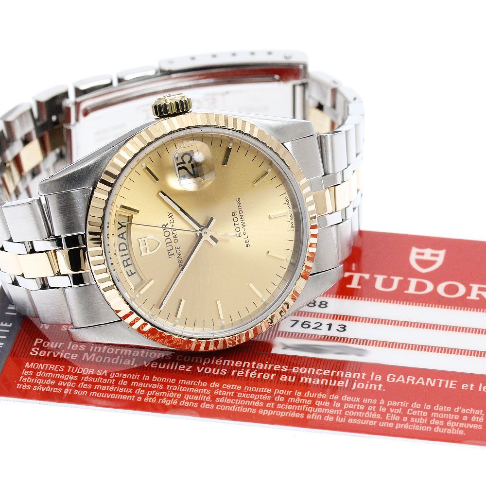 専用。。。TUDOR 76213プリンス デイトデイ自動巻きメンズ 保証書付き チュードル TUDOR 76213 プリンス デイトデイ 自動巻き メンズ