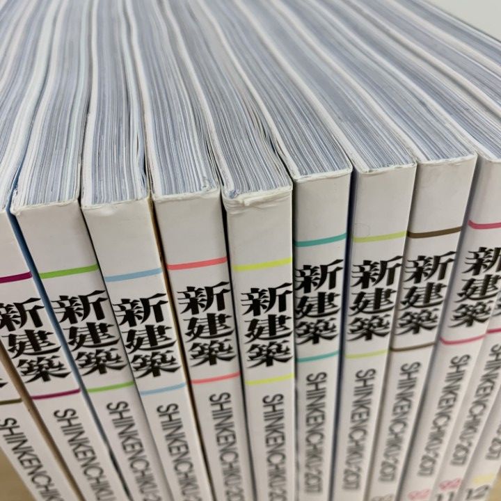 △01)【同梱不可】新建築 2017年1月号～12月号 計12冊セット/新