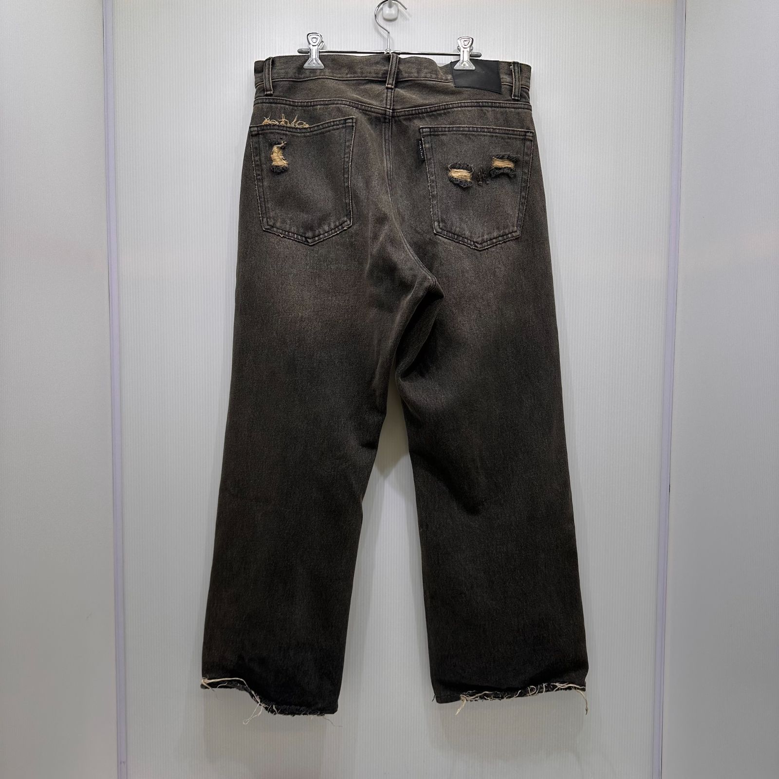 F-LAGSTUF-F DENIM BORO BAGGIE PANTS フラグスタフ ダメージワイド 