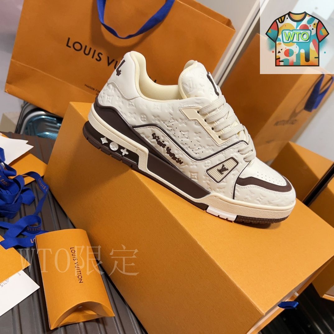 Louis Vuitton LV Trainer スニーカー カジュアルシューズ36-2
